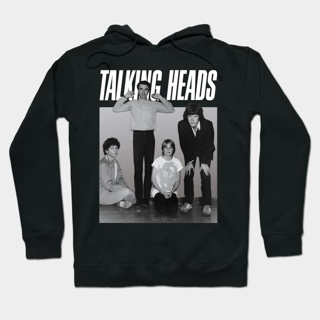 Vintage 80s Talking Heads Hoodie by bambangbuta